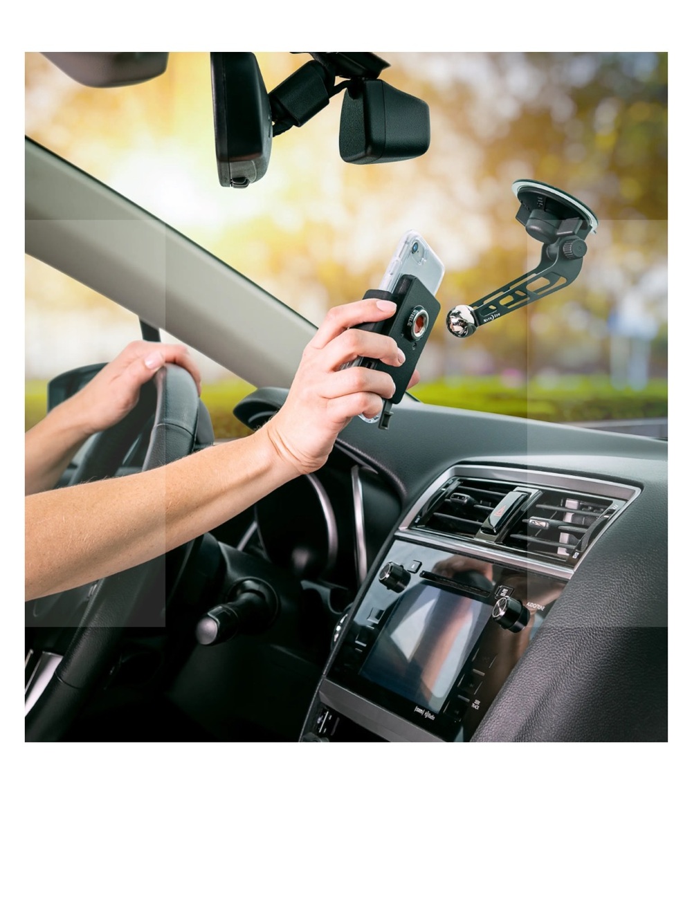 Steelie Squeeze Windshield Kit Phone Car Mount NWT